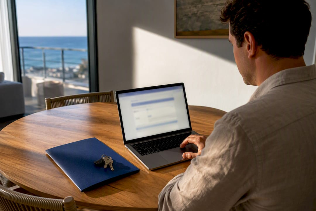Nonresident landlord submitting Spanish tax return online