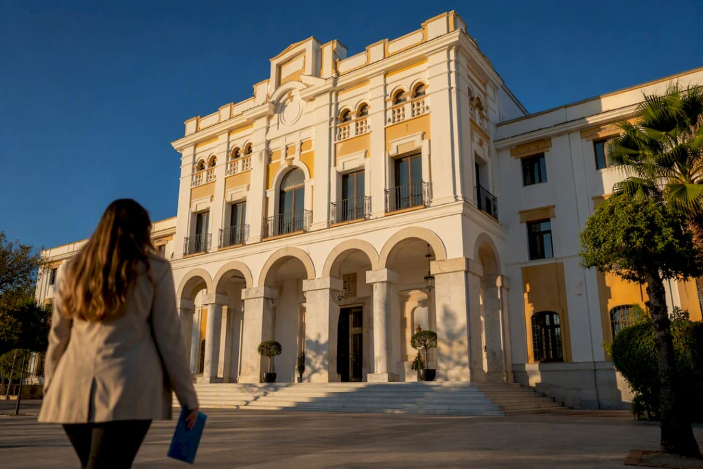 Torremolinos Town Hall in afternoon light